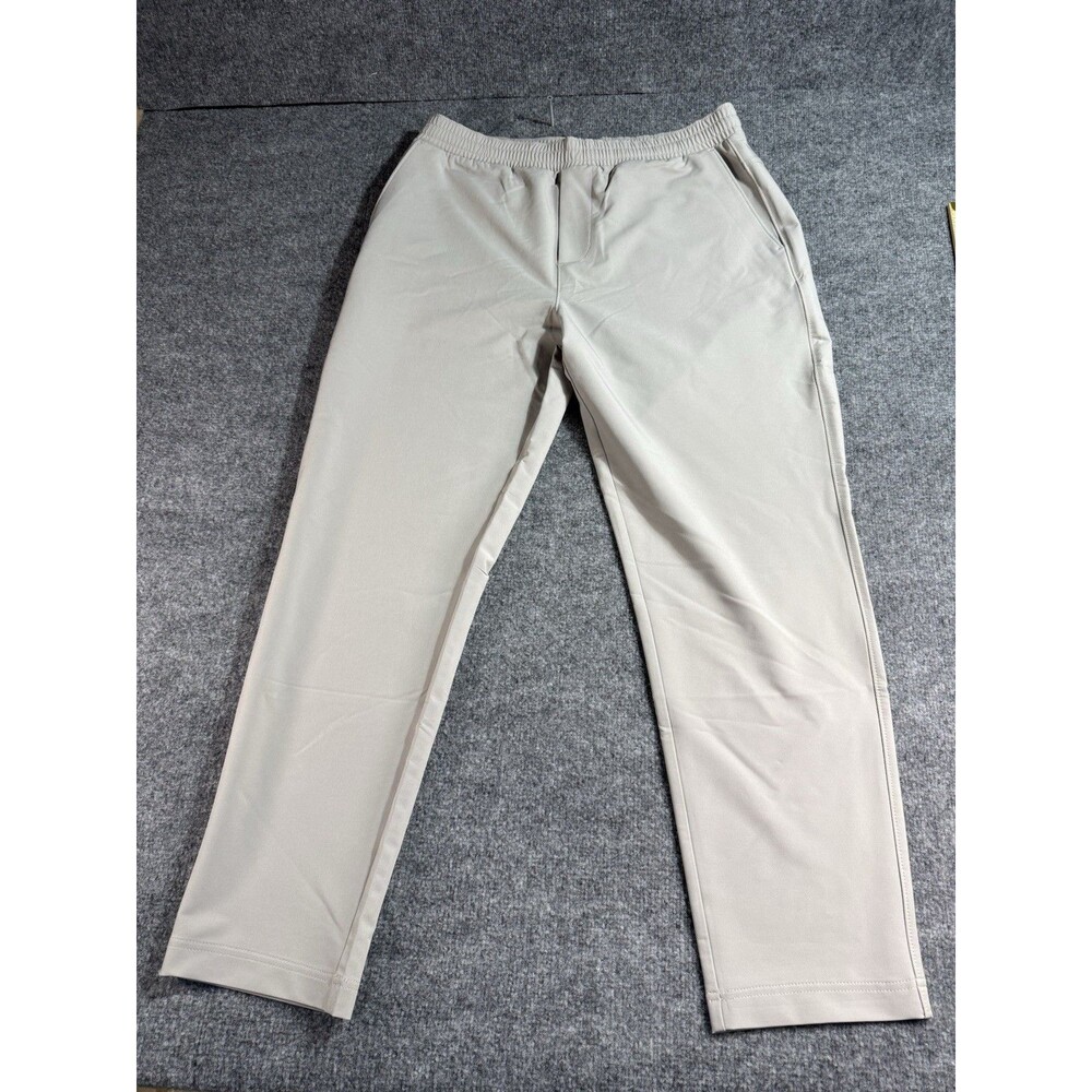 Panama Jack Men’s Quick Dry Microfiber Pants – Size 36 – Beige – Straight Leg